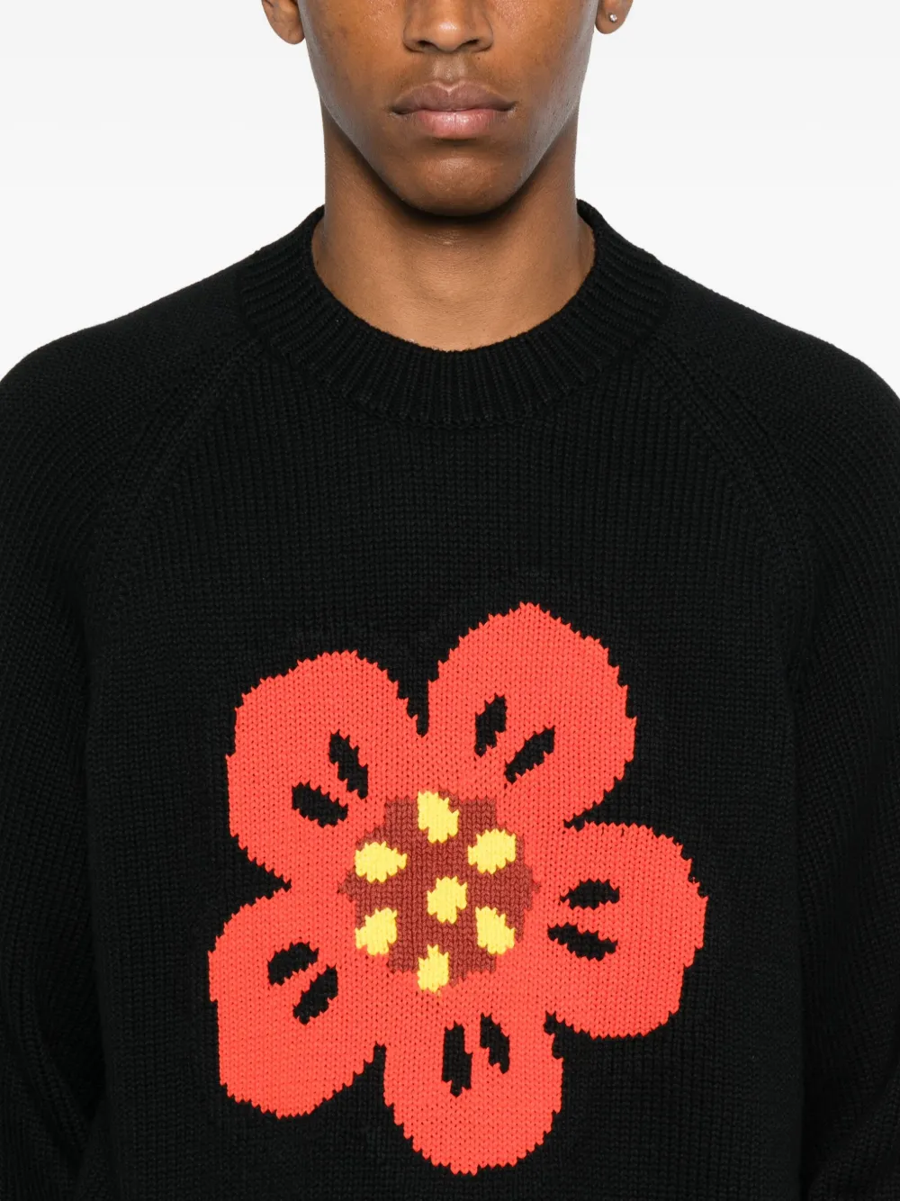 Kenzo Boke Flower trui Zwart