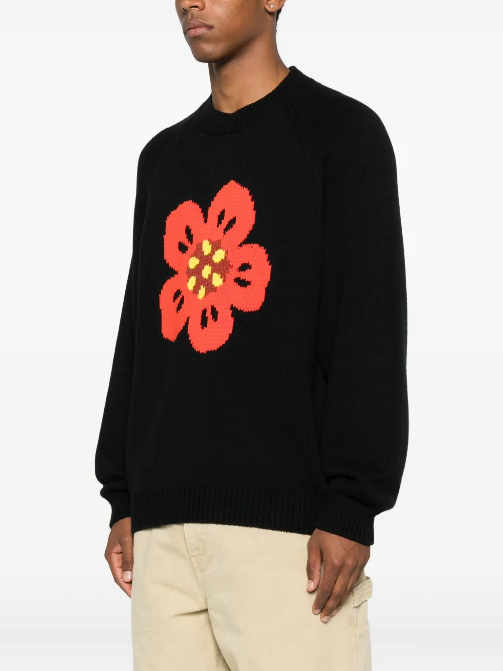 Kenzo Boke Flower trui Zwart