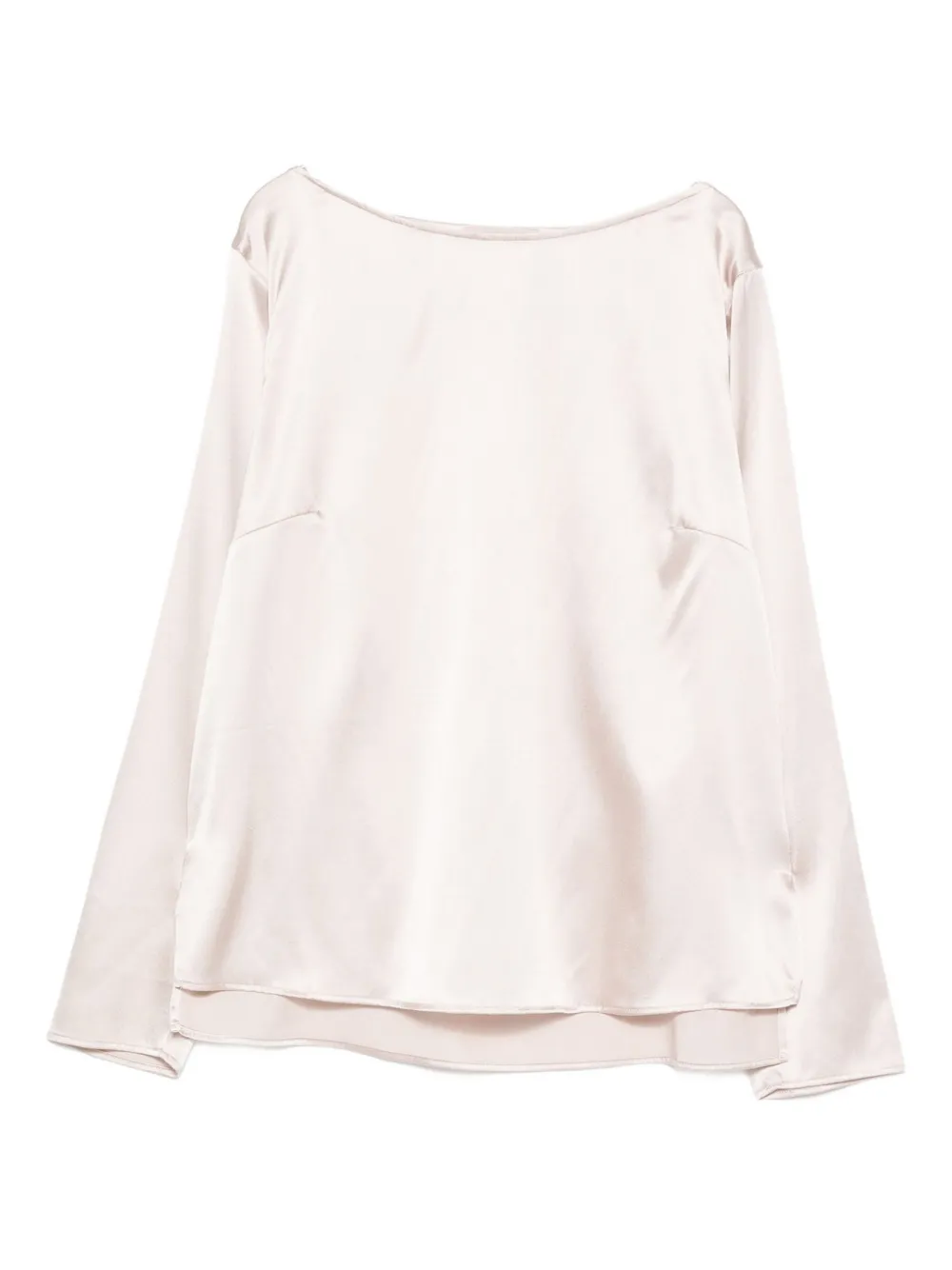 Purotatto Bluse mit U-Boot-Ausschnitt | Nude | Image 1