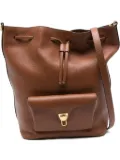 Coccinelle medium Beat Generation drawstring bucket bag - Brown