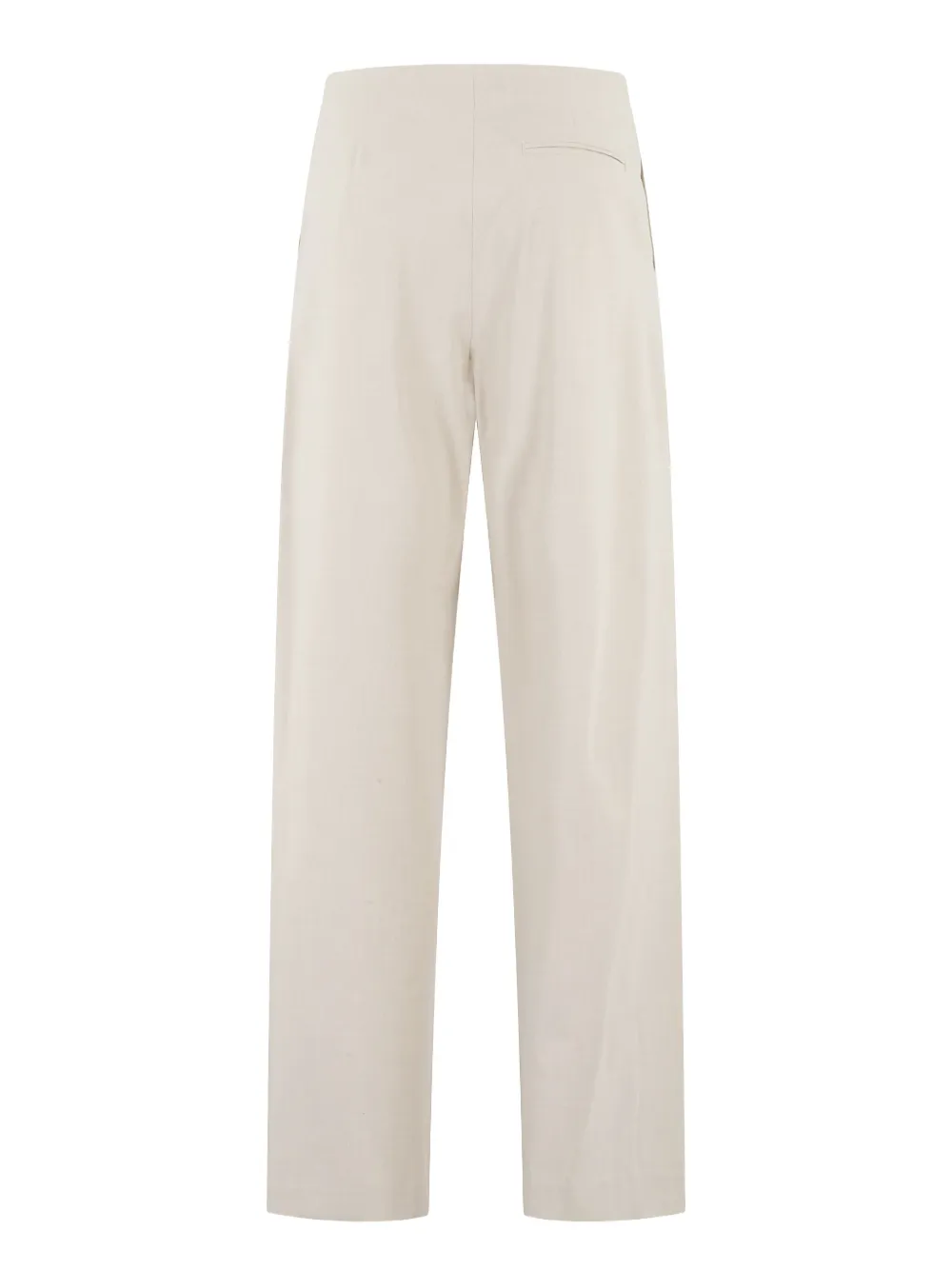 Isabelle Blanche Sand trousers | Straight-Leg Pants | Image 2