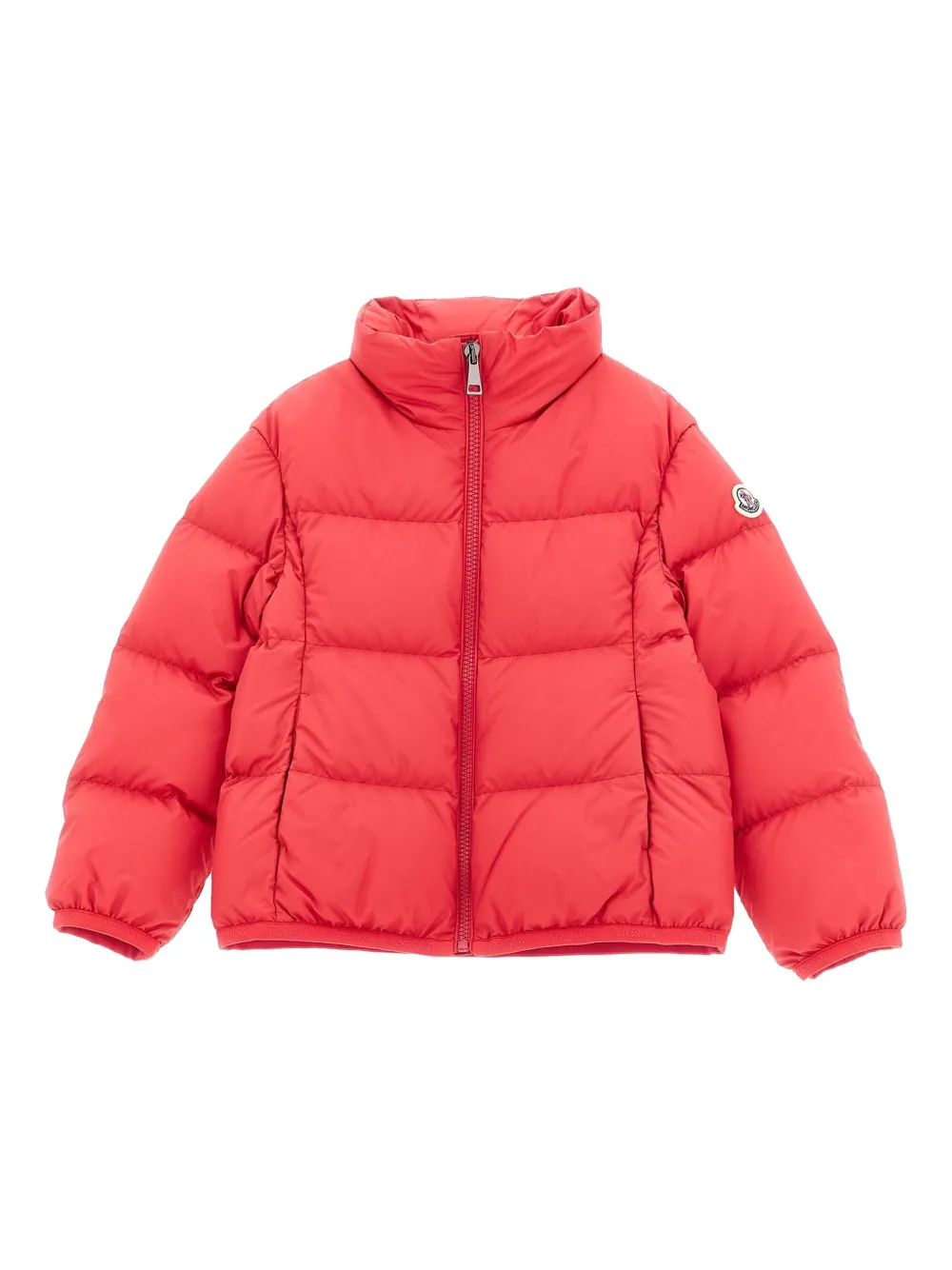 Moncler Enfant Abbadia gewatteerd jack Rood