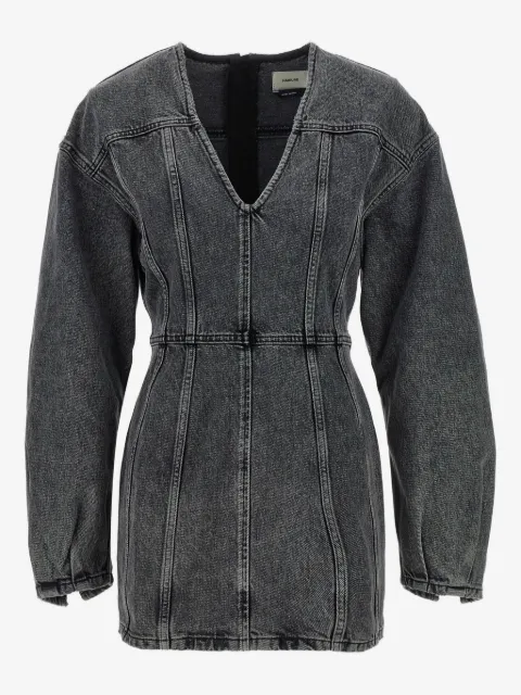 Haikure vestido corto de mezclilla con cuello en V