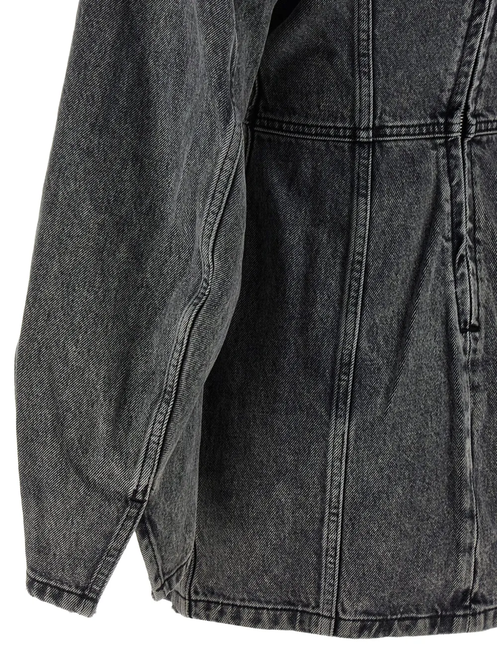 Haikure Mini-jurk met V-hals Grijs