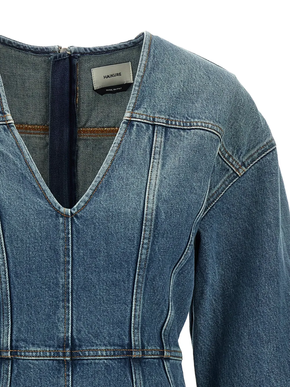 Haikure Denim jurk Blauw