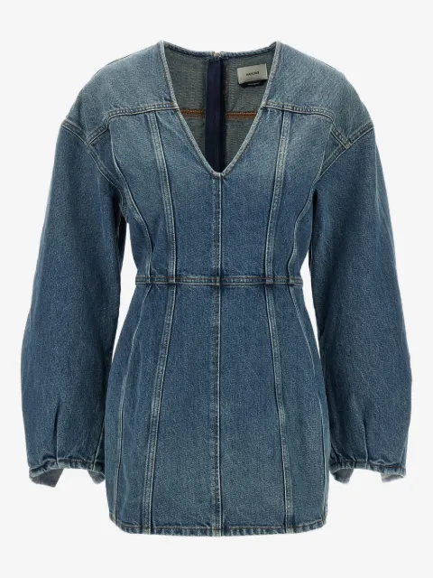 Haikure vestido de mezclilla con cuello en V