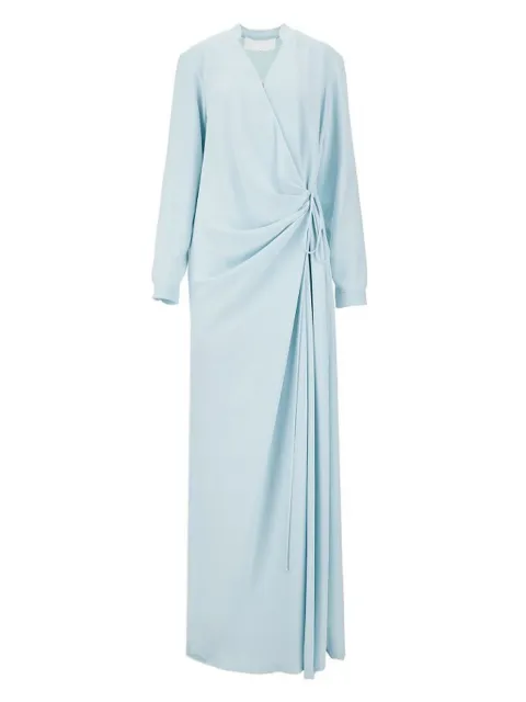 Costarellos tie-front maxi dress