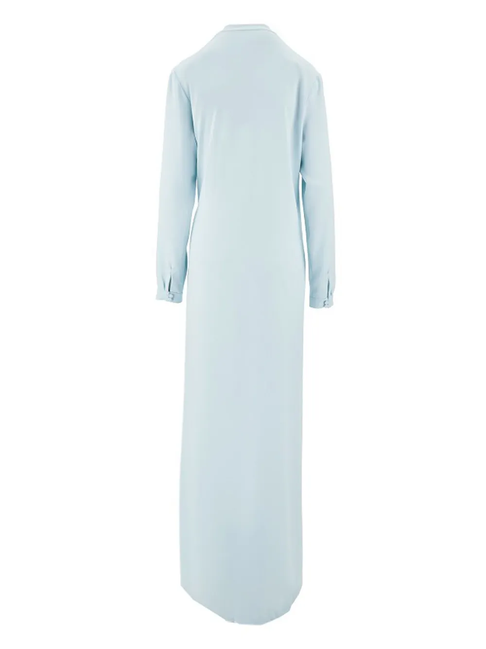 Costarellos tie-front maxi dress Blauw