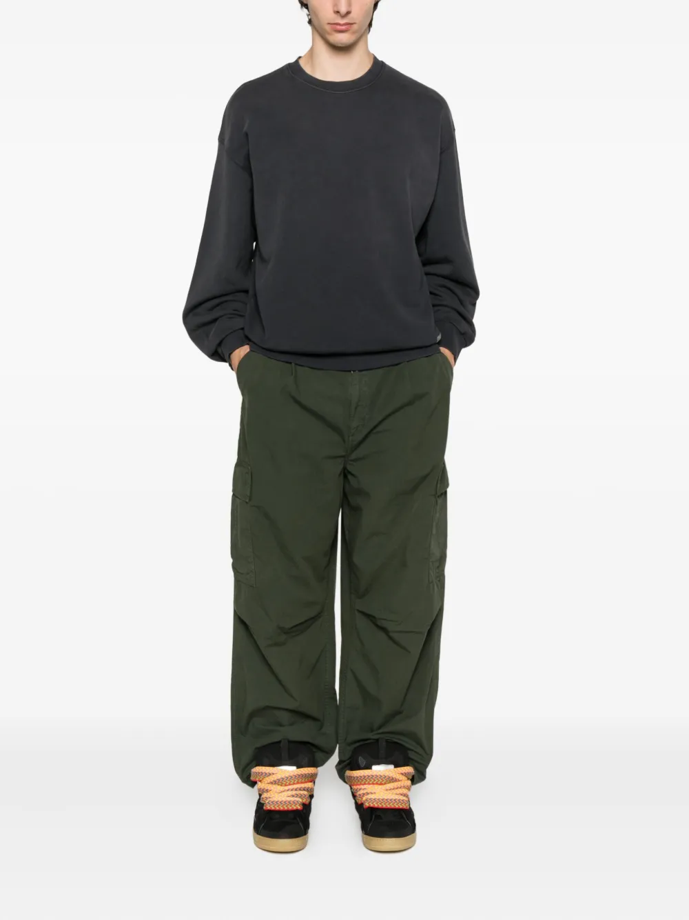 Carhartt WIP Sweater met ronde hals Zwart
