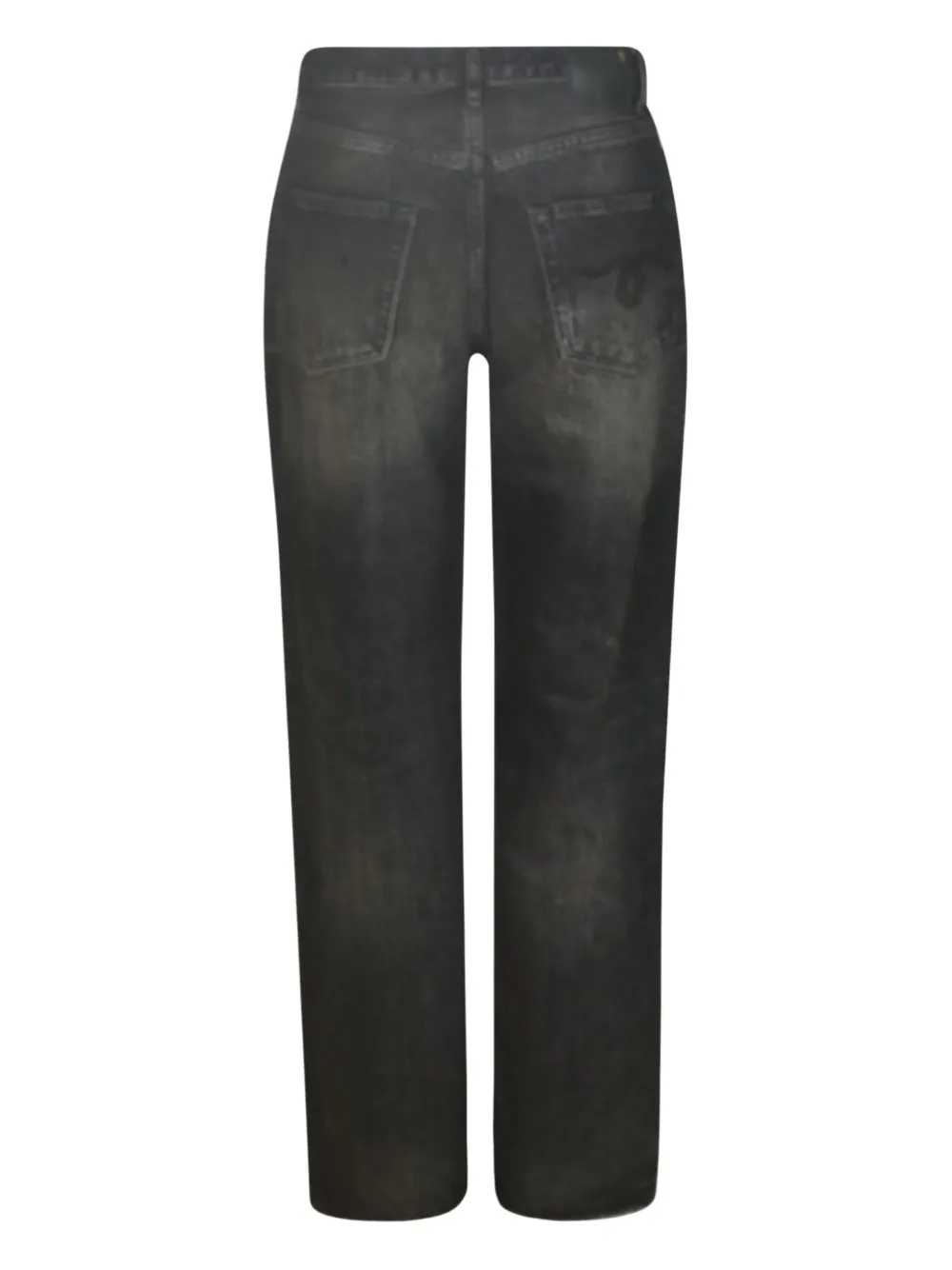 R13 faded jeans Grijs