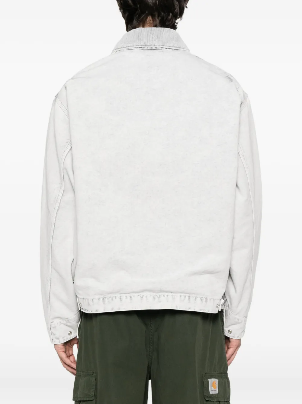 Carhartt WIP OG Detroit jack van biologisch katoen Grijs