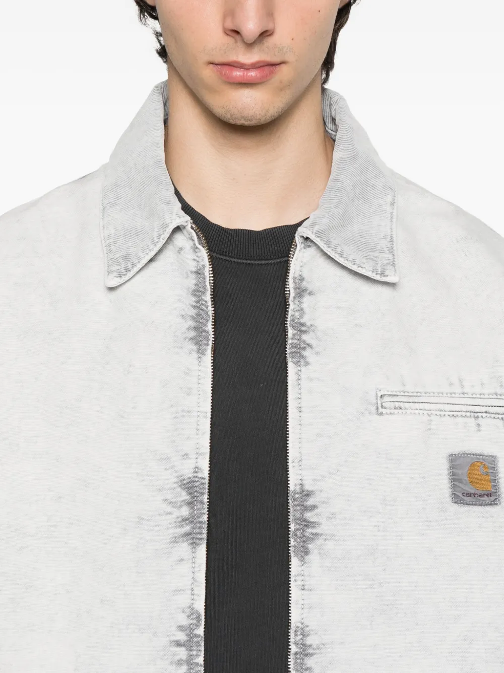 Carhartt WIP OG Detroit jack van biologisch katoen Grijs