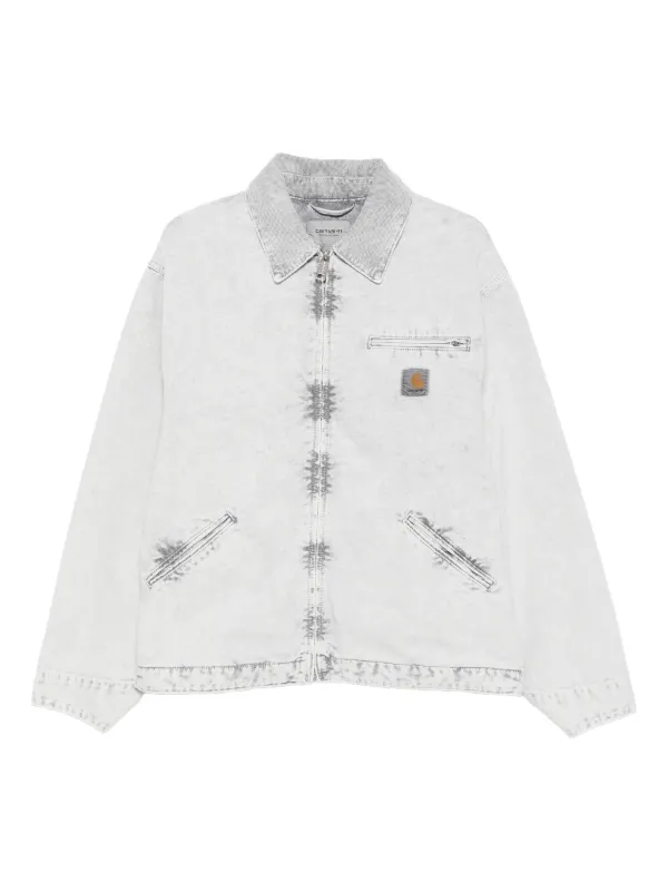 Carhartt グレー コットンジャケット カーハート 3M シンサレート ダック地 ワークジャケット メンズXL 古着