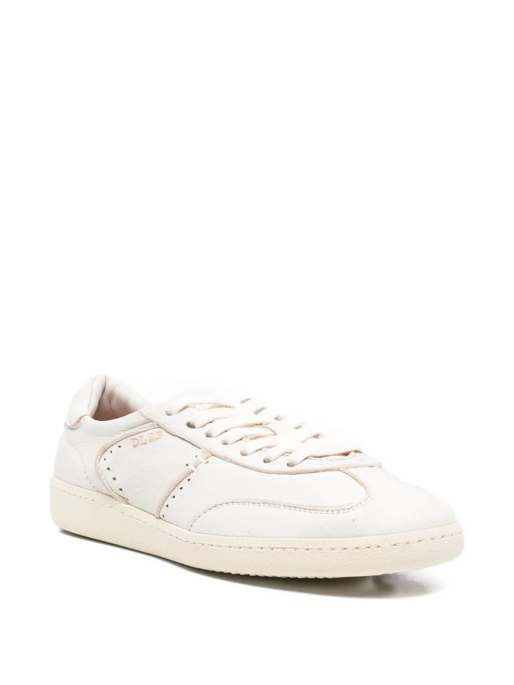 LEMARGO Geperforeerde leren sneakers - Wit