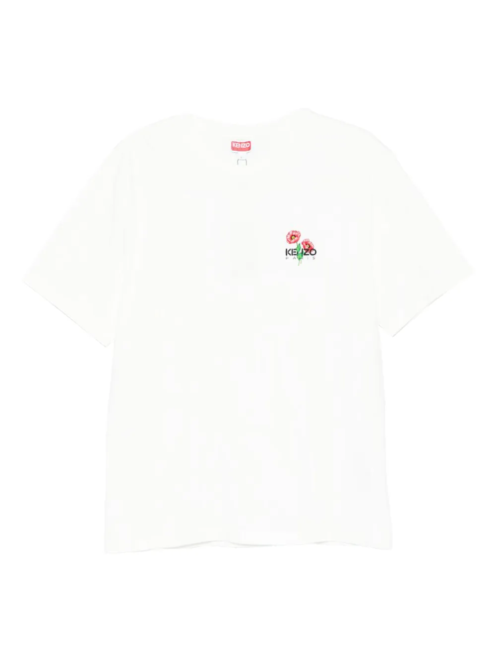 Kenzo embroidered-poppy T-shirt | White | Image 1