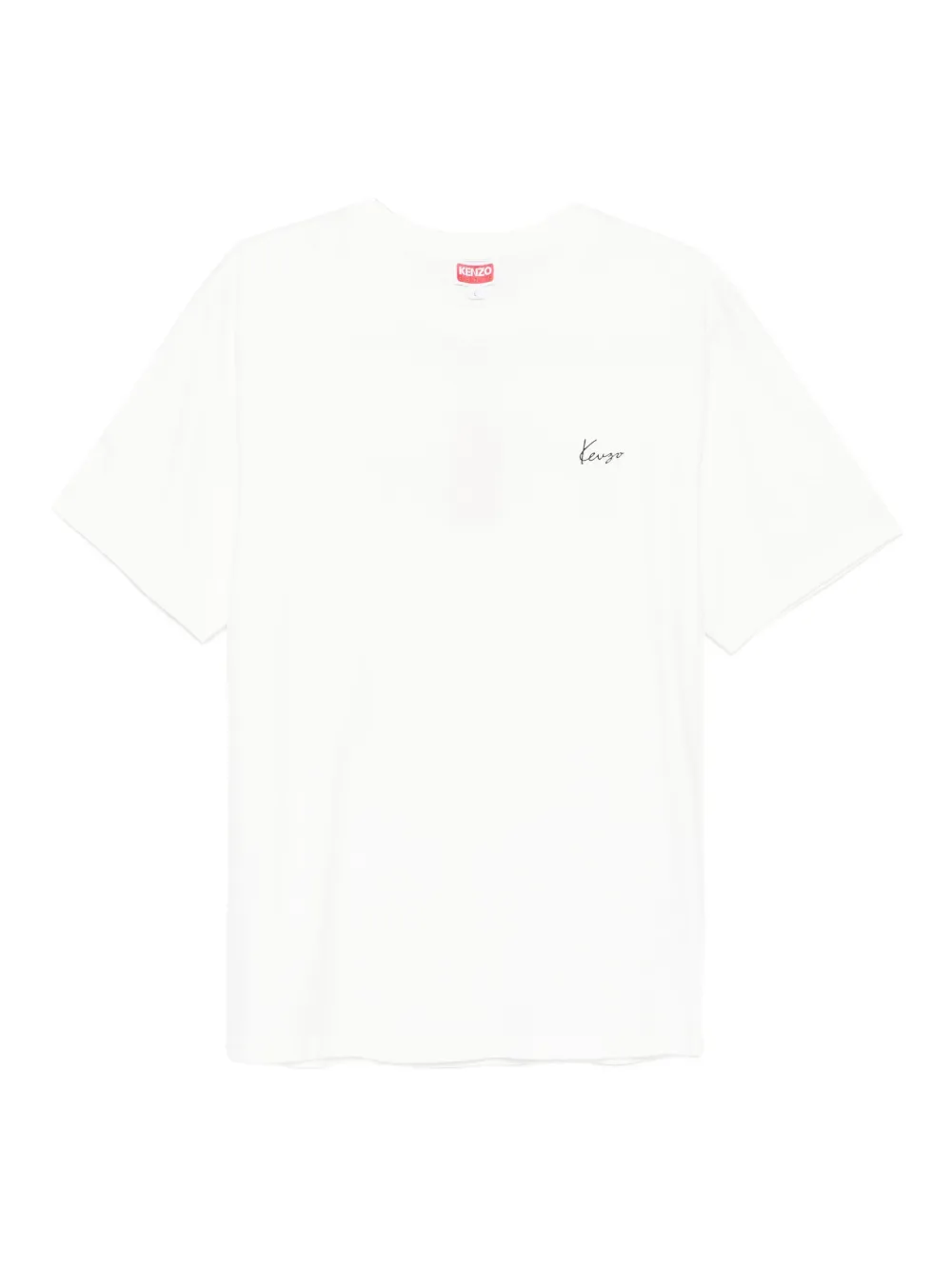Kenzo Katoenen T-shirt met bloemenprint Wit