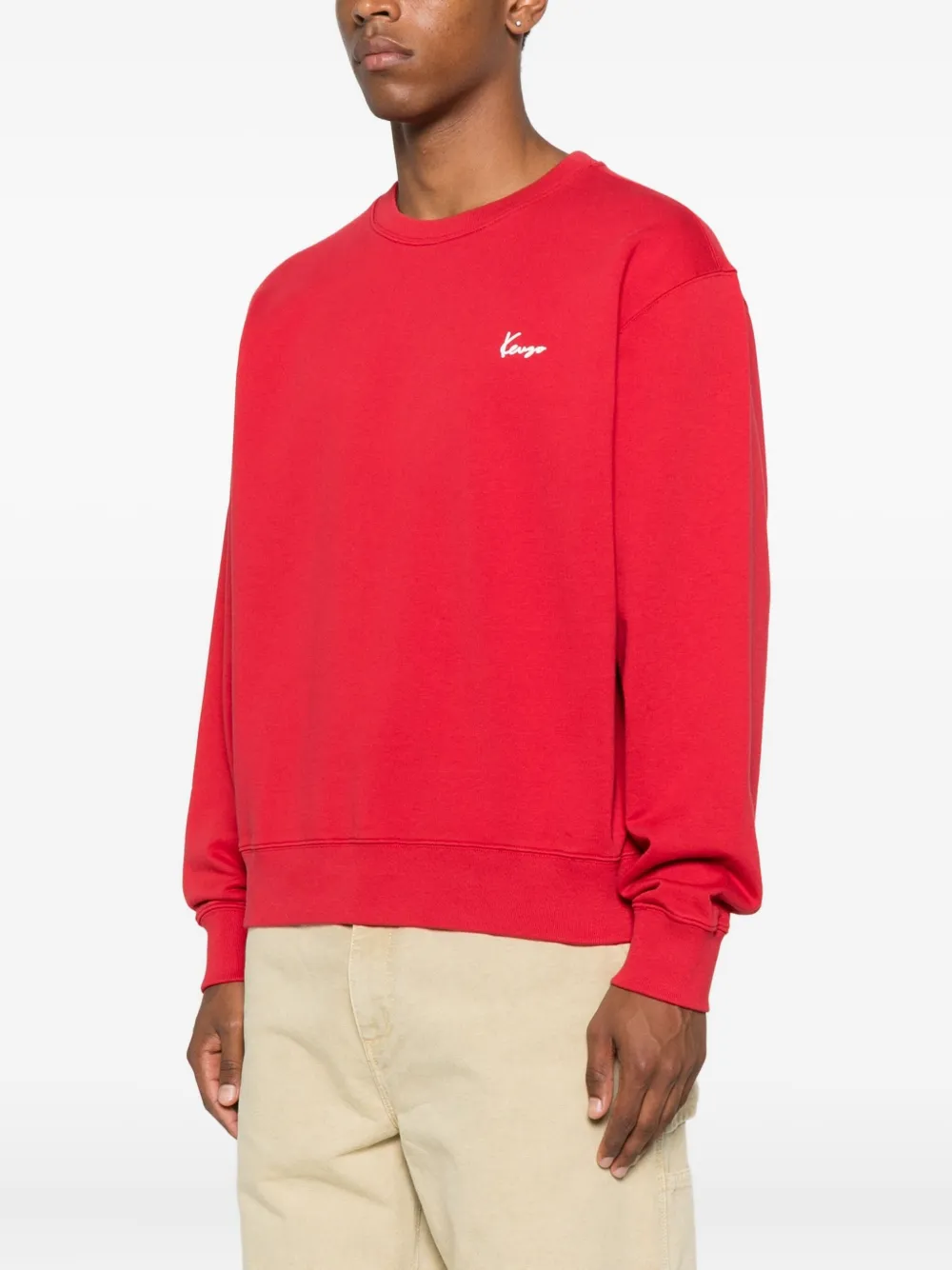 Kenzo Sweater met bloemenprint Rood