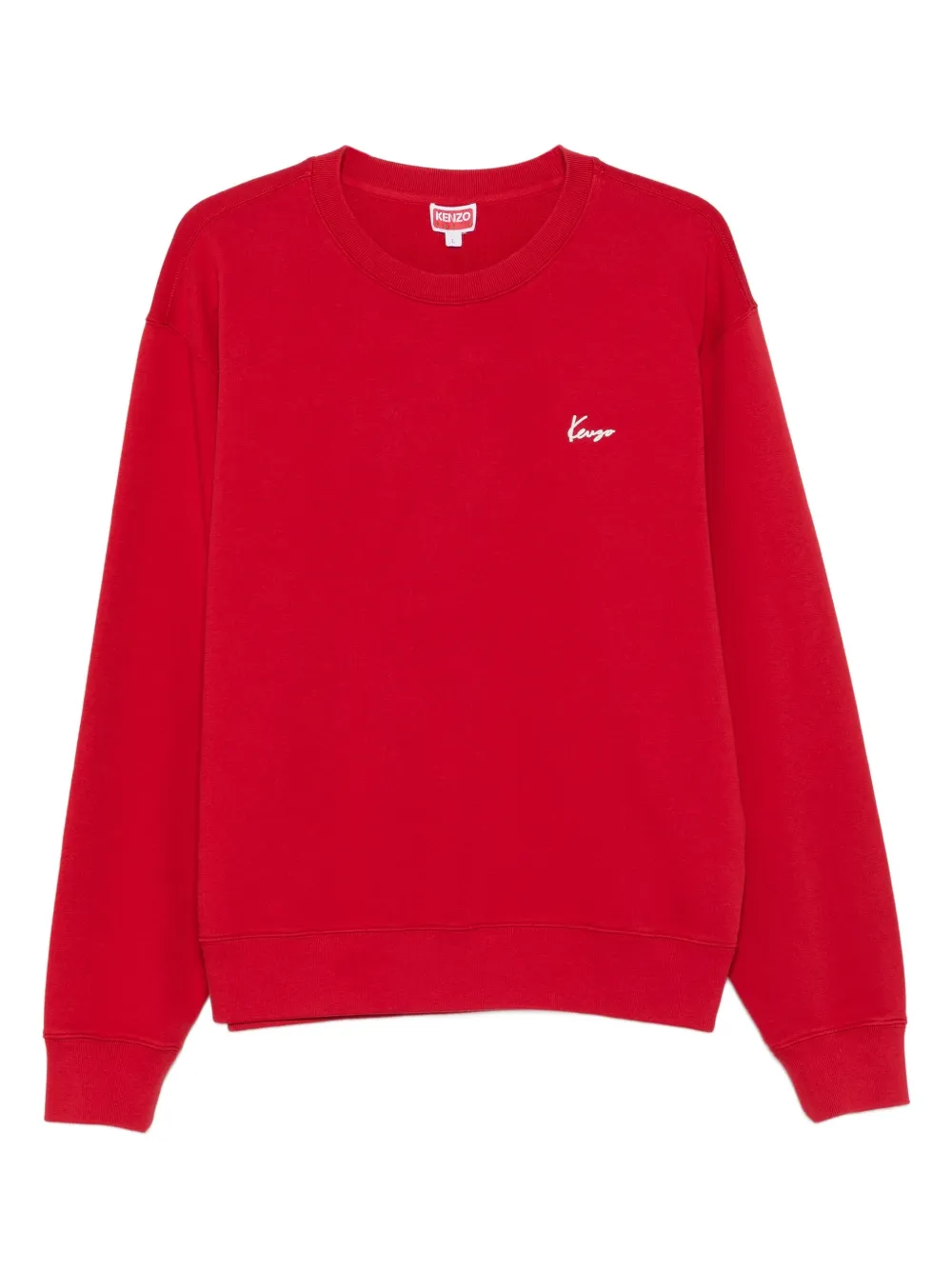 Kenzo floral-print sweatshirt Rood