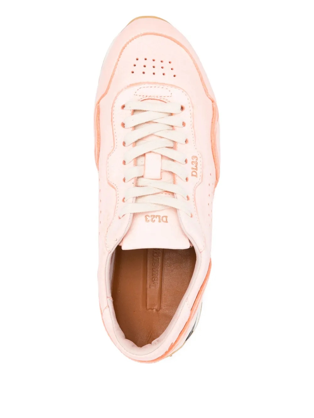 LEMARGO perforated lace-up sneakers Pink