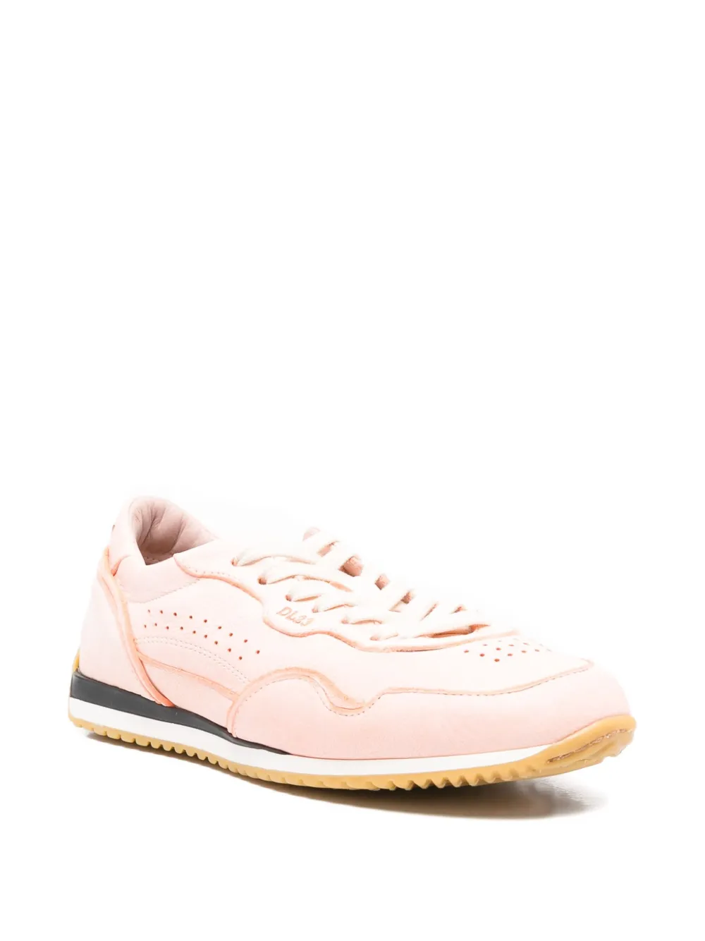 LEMARGO perforated lace-up sneakers Pink