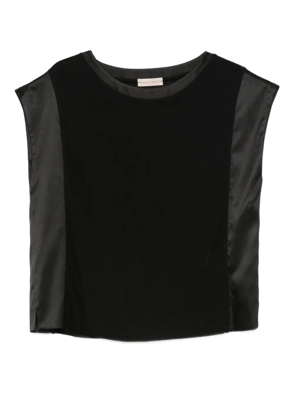 Purotatto round-neck top | Black | Image 1