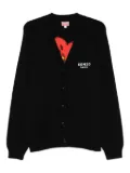 Kenzo Boke-flower button-up cardigan - Black
