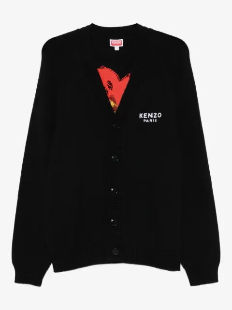 Kenzo Boke-flower button-up cardigan