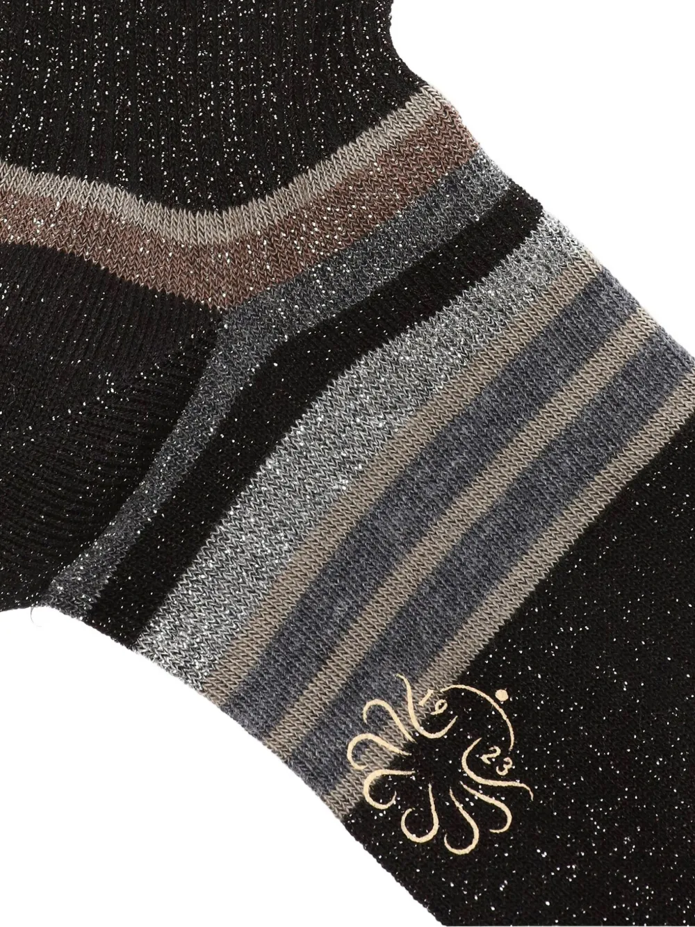 ALTO glitter-striped socks | Image 2