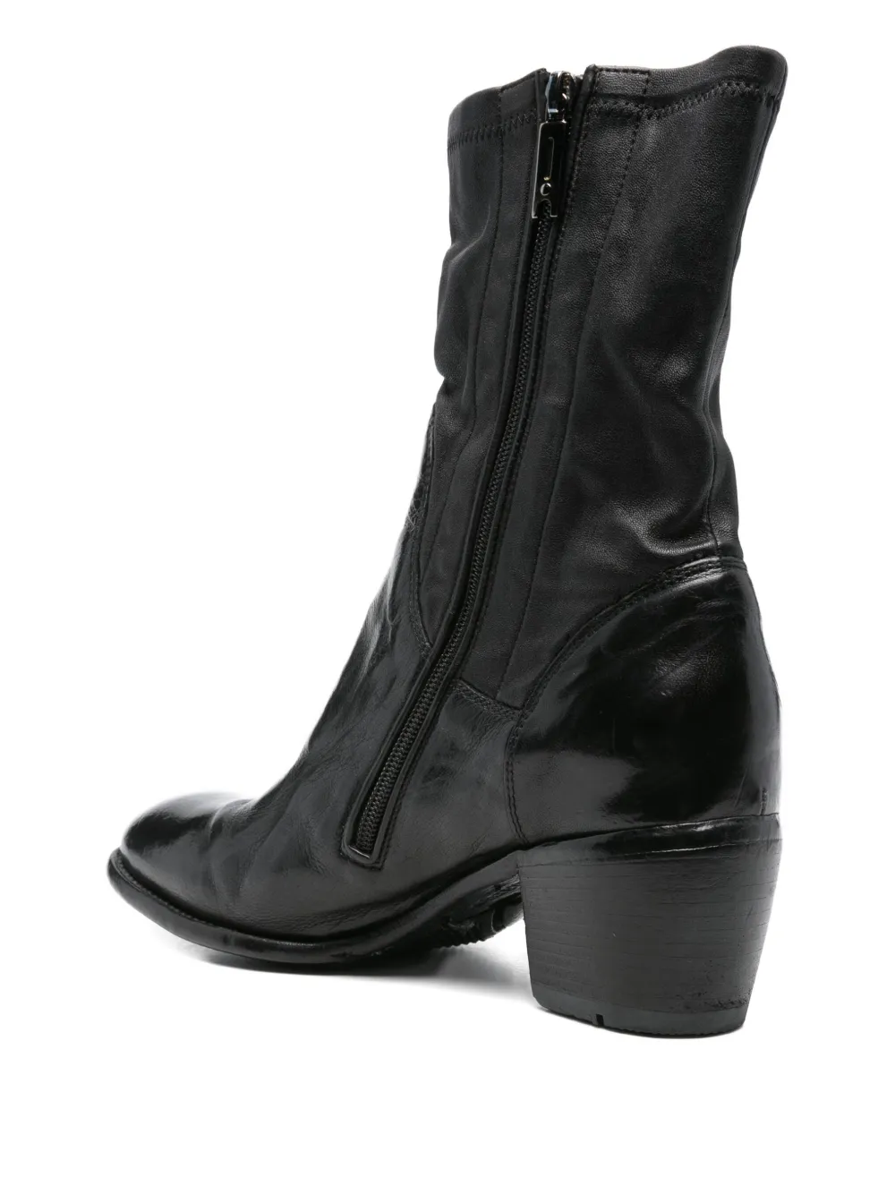 LEMARGO block-heel cowboy boots Black