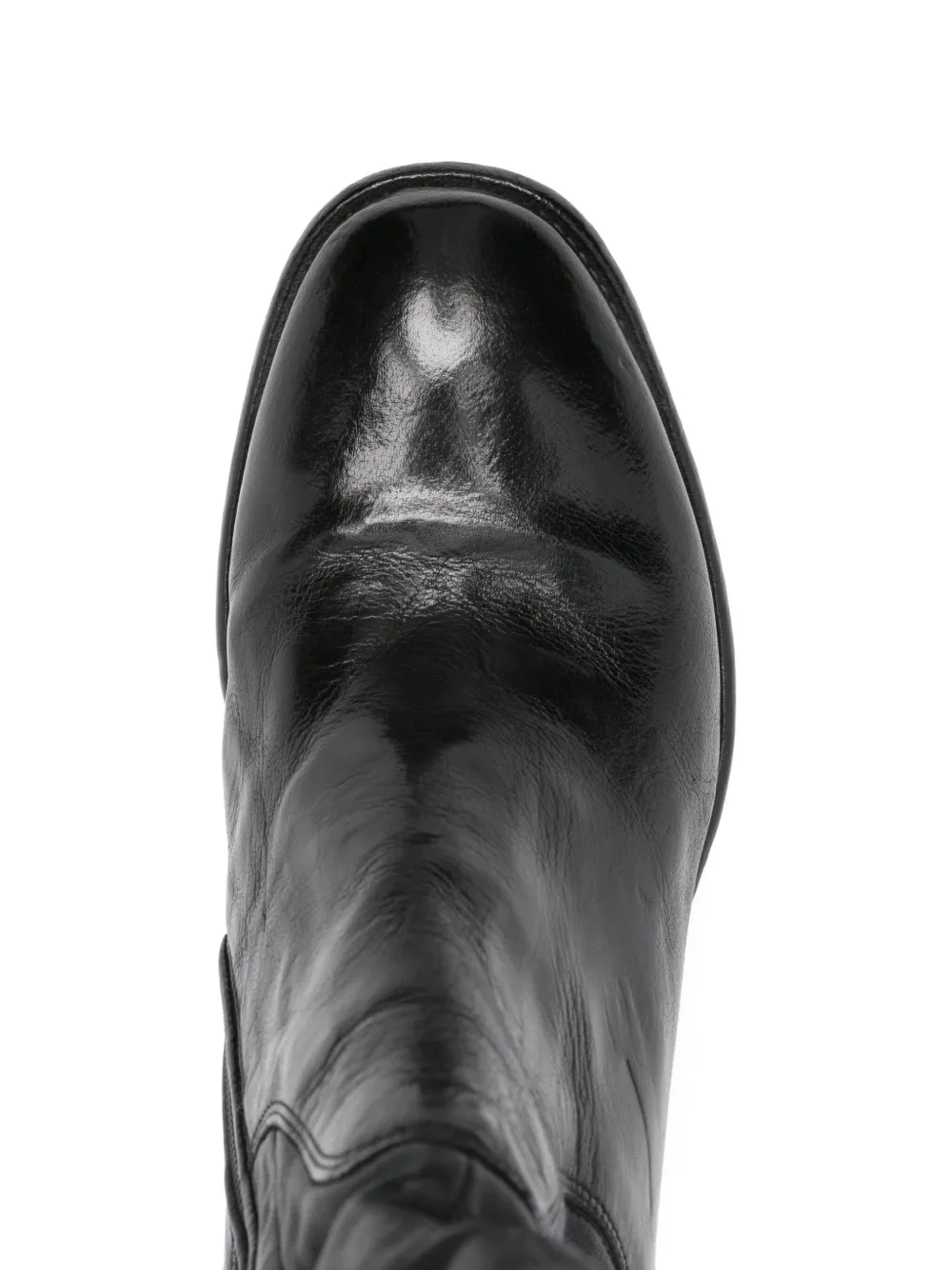 LEMARGO block-heel cowboy boots Black