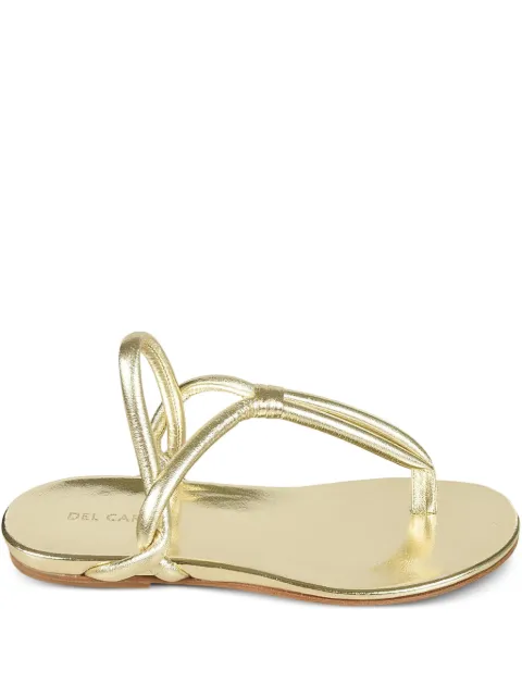 Del Carlo knotted leather sandals
