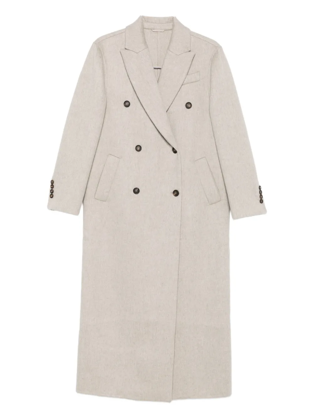 Brunello Cucinelli Double-breasted Cashmere Coat