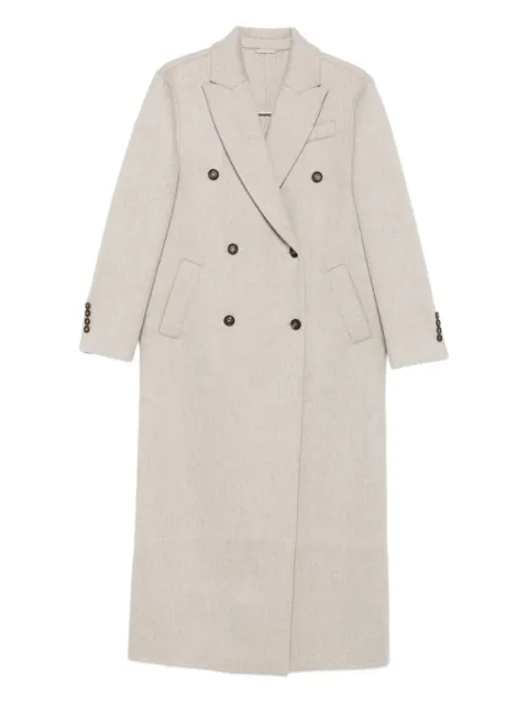 Brunello Cucinelli double-breasted cashmere coat
