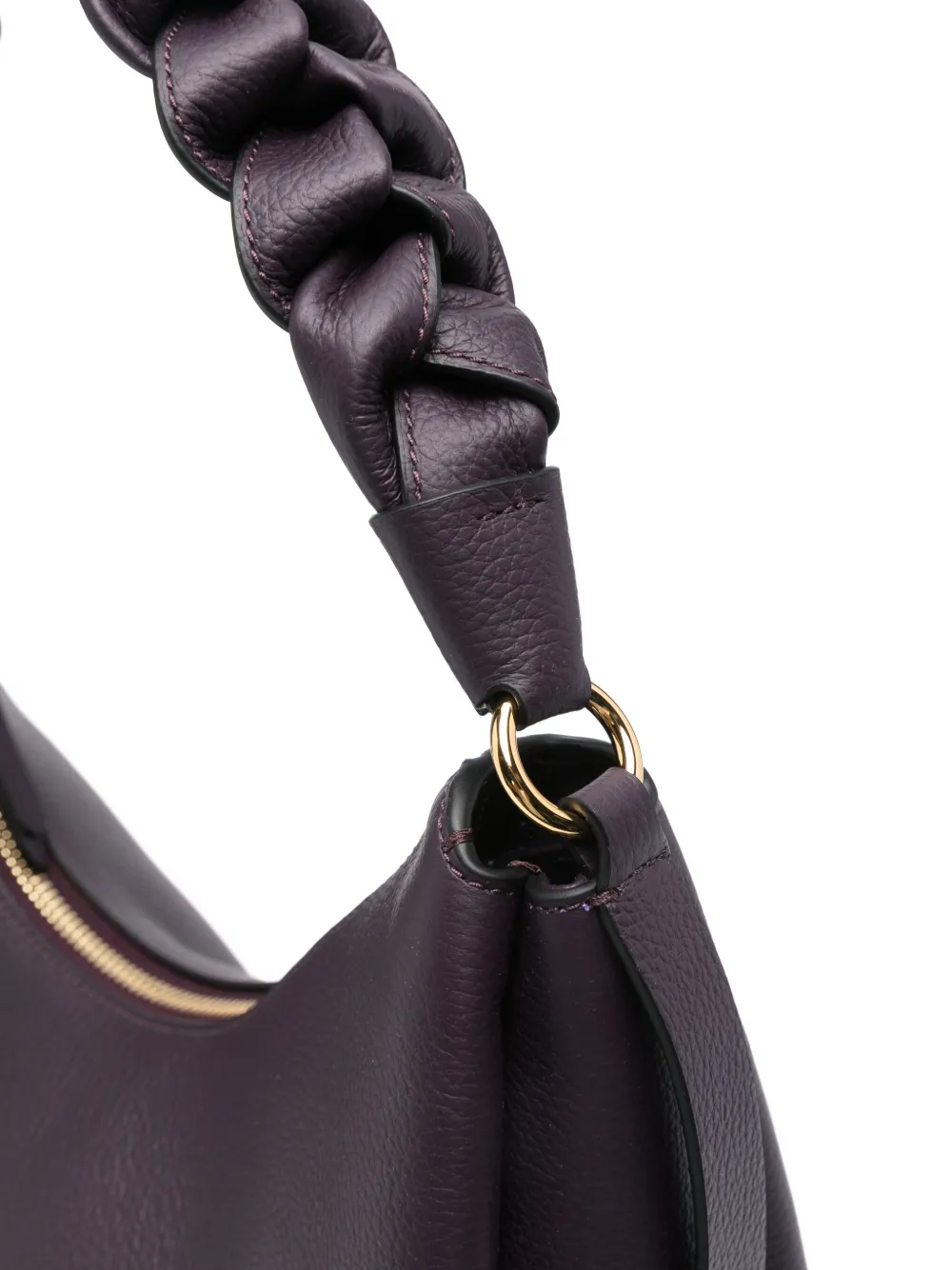 Coccinelle medium Boheme leather shoulder bag Paars