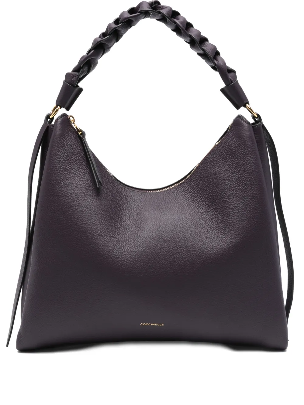 Coccinelle medium Boheme leather shoulder bag Paars