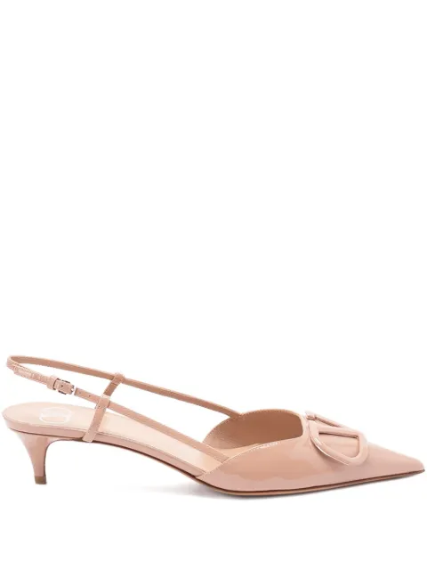 Valentino Garavani 40mm VLogo Signature slingback pumps