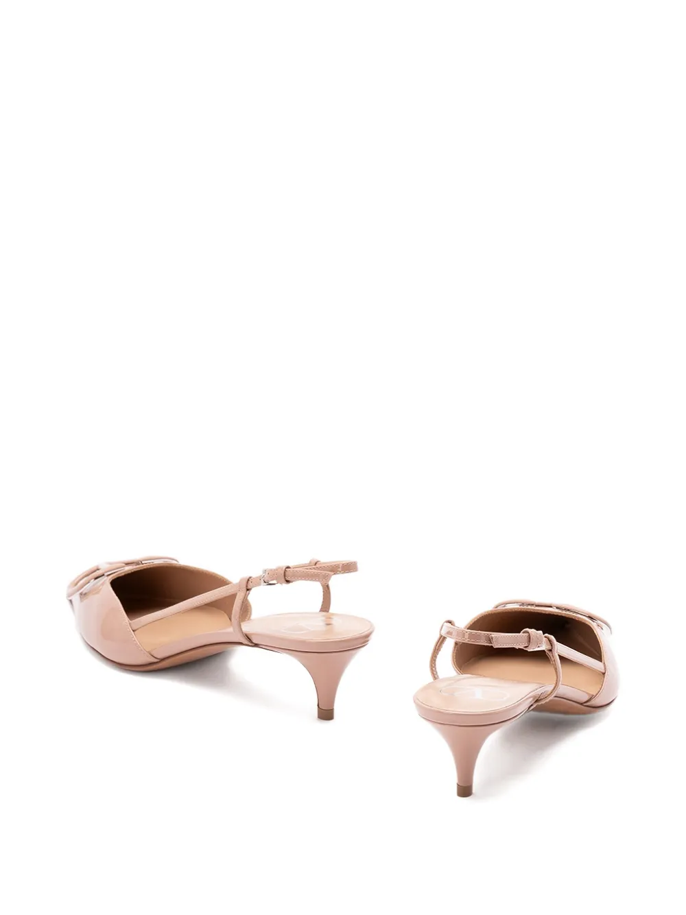 Valentino Garavani 40mm VLogo Signature slingback pumps Pink