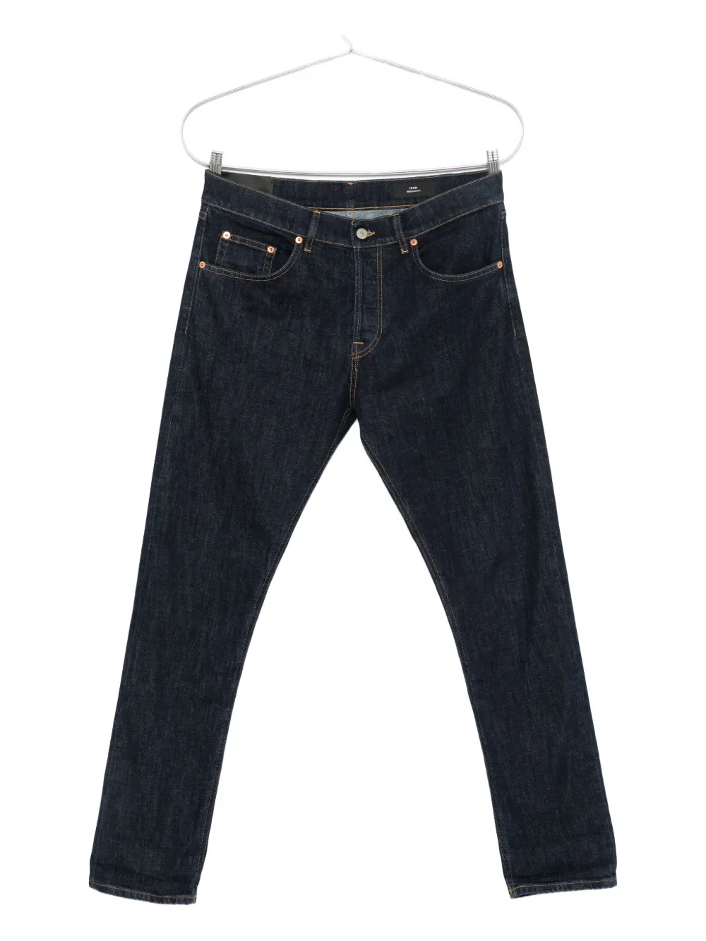 DONDUP logo-patch jeans - Blu