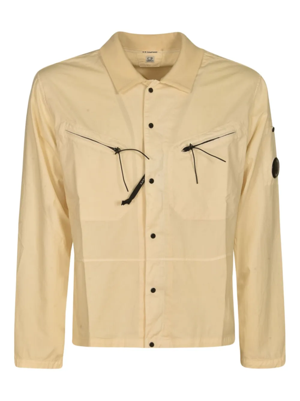 C.P. Company lens-detail shirt Beige