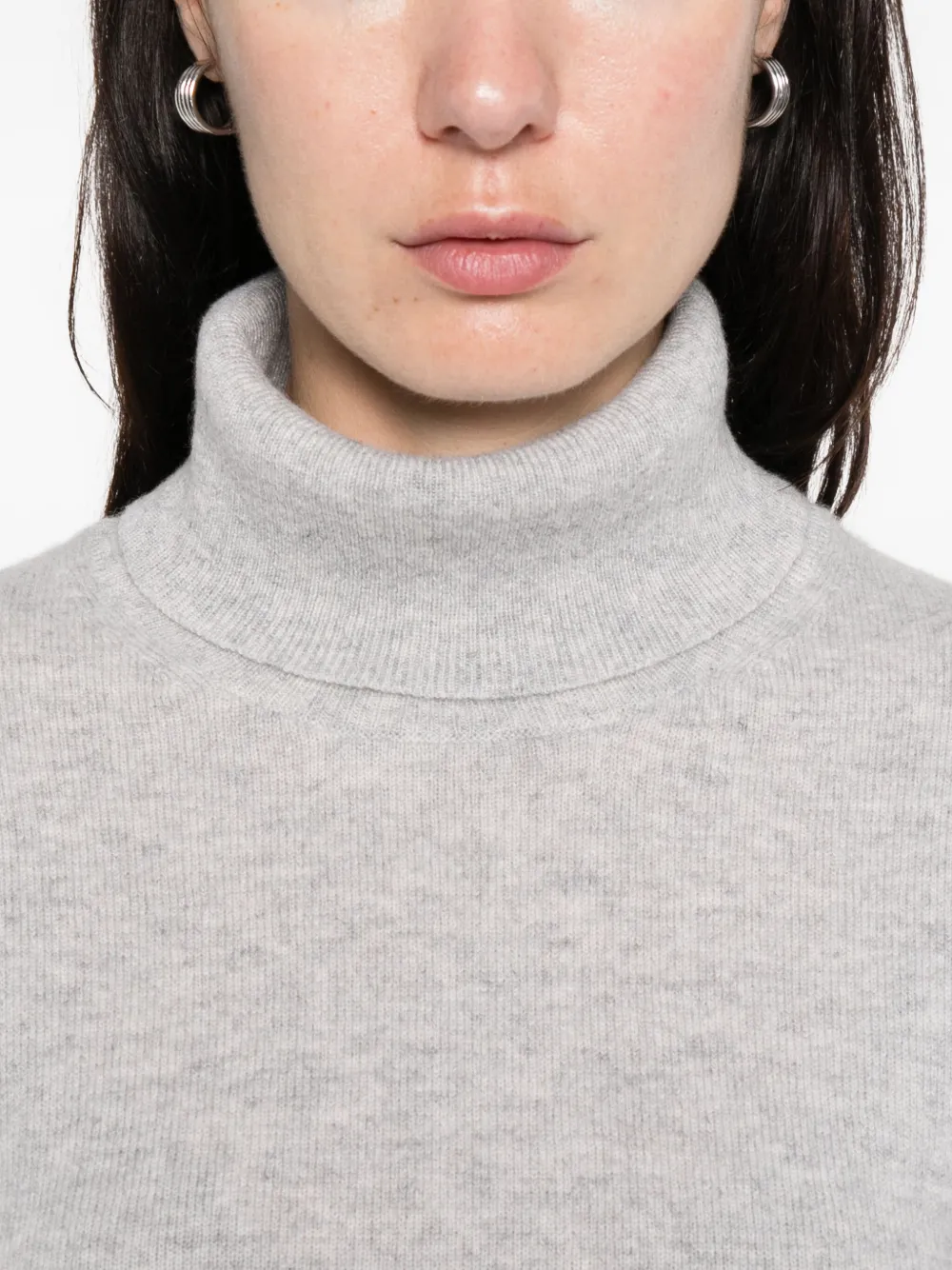 Purotatto Roll-neck Sweater In Gray