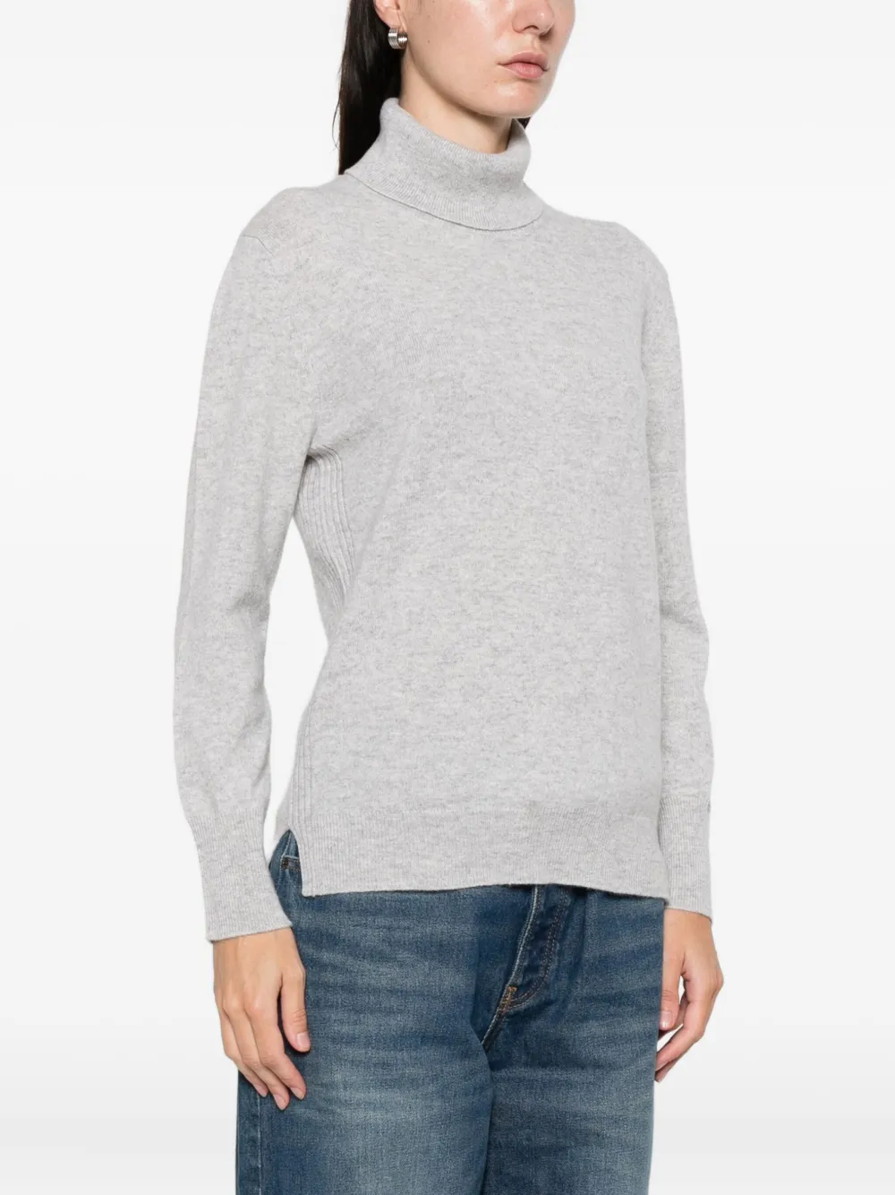 Purotatto Roll-neck Sweater In Gray