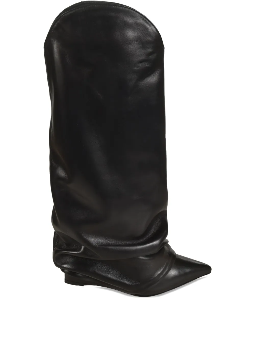 Le Silla slouch leather boots - ブラック Le Silla slouch leather boots - ブラック