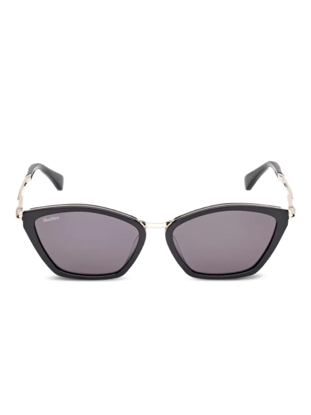 Max Mara Eyewear Zonnebril met geometrisch montuur Goud