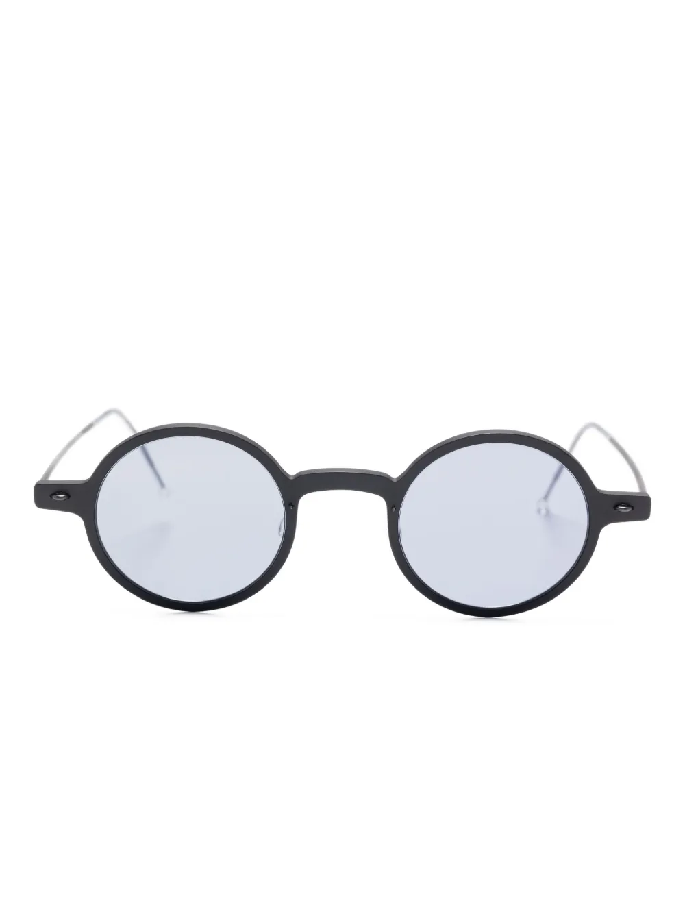 Lindberg round-frame sunglasses | Black | Image 1
