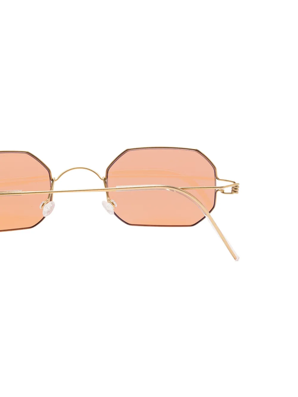 Lindberg 8223 geometric-frame sunglasses Goud