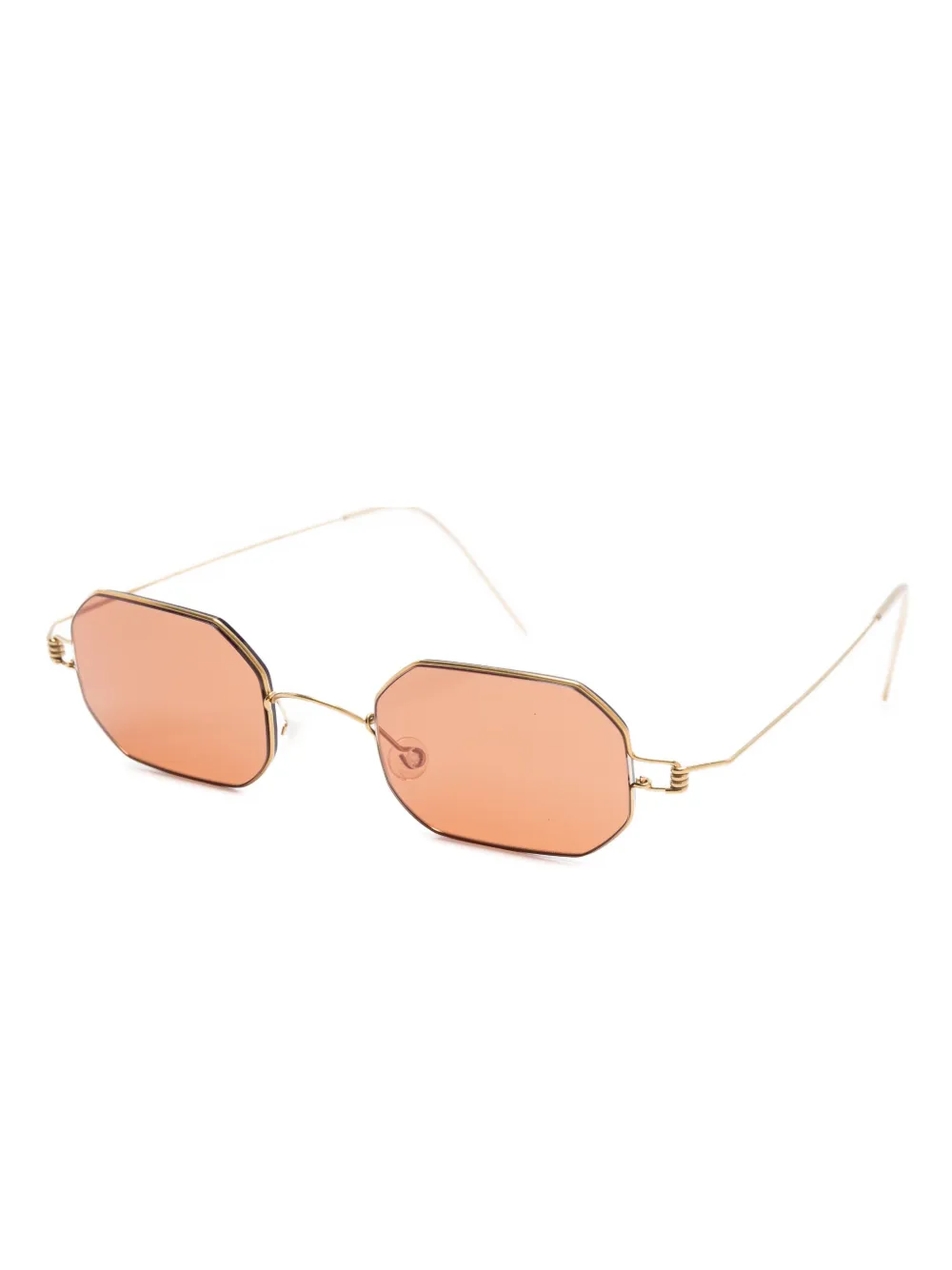 Lindberg 8223 geometric-frame sunglasses - Goud