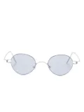 Lindberg 8224 oval-frame titanium sunglasses - Grey