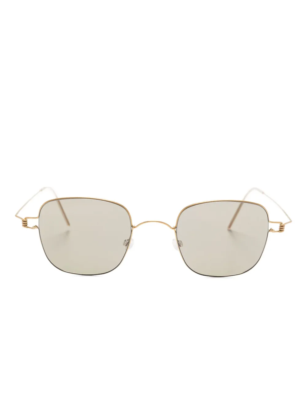 Lindberg 8216 titanium rectangle sunglasses | Yellow | Image 1