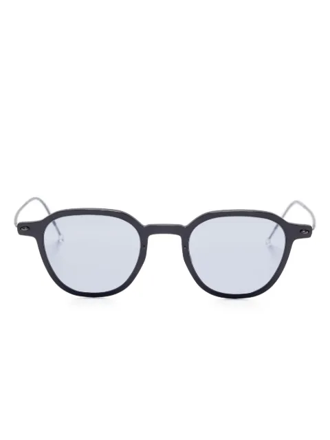 Lindberg 8348 titanium round-frame sunglasses