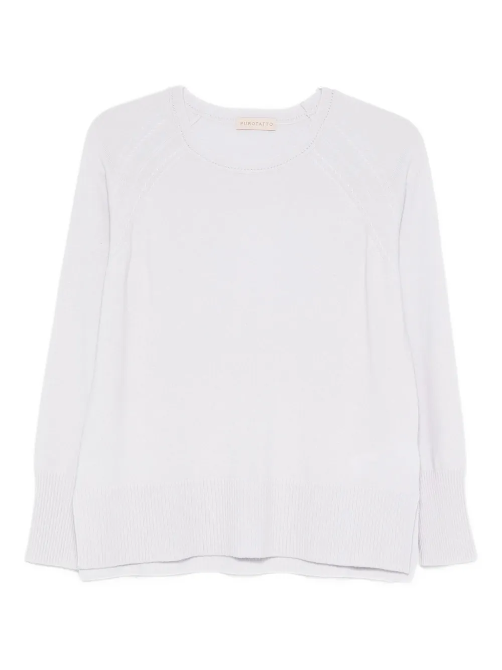 Purotatto long-sleeve sweater - Blu